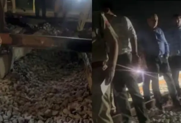 पटरी उड़ी, संदिग्ध की मौत