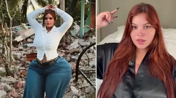 भूकंप के मलबे में फोटोशूट पर घिरीं ग्रेसी बॉन