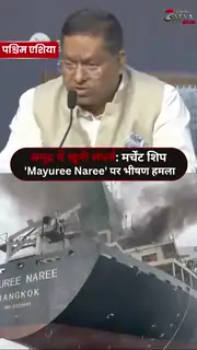 होर्मुज स्ट्रेट में कार्गो शिप मयूरी नारी पर हमला