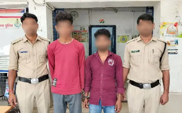कोलगवां पुलिस की कार्रवाई, दो आरोपी गिरफ्तार