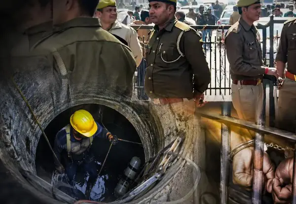 एल्डिको सोसायटी हादसे में ठेकेदार गिरफ्तार