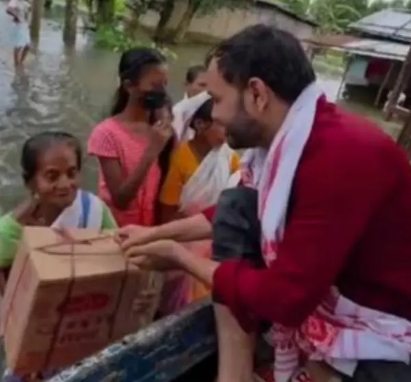 राहत अभियान में जुटे रणदीप, अलख और मंसूरी
