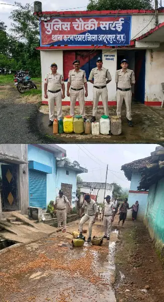 7 आरोपियों से 88 लीटर शराब जब्त