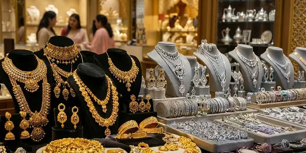 शेयर बाजार की सुस्ती के बीच सोने की चमक बढ़ी