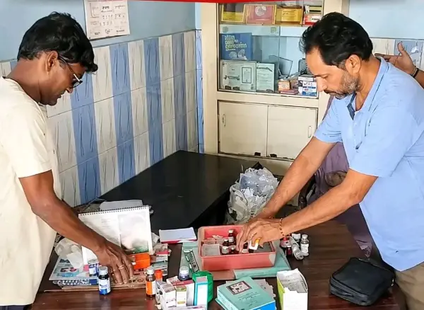 जांच में एक्सपायरी दवाएं और पंजीयन संबंधी अनियमितता मिली