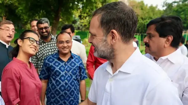 नेहा बोरा को राहुल गांधी के कार्यक्रमों में तवज्जो मिलने से NSUI नाराज